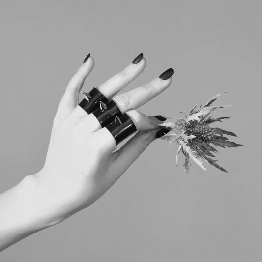 STAR DUSTER SPIKE  - Set of three Rings