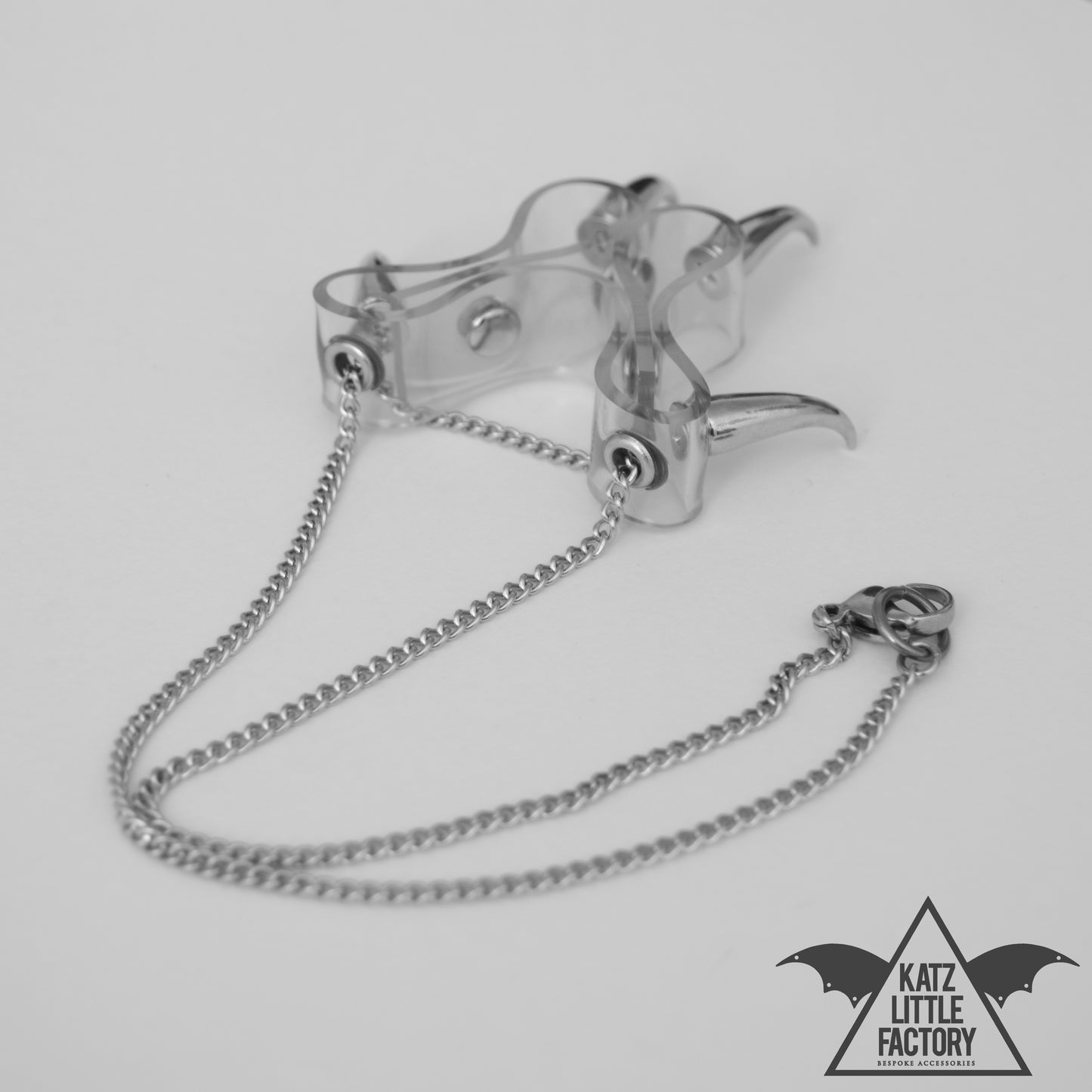 CLAW SILVER - Necklace